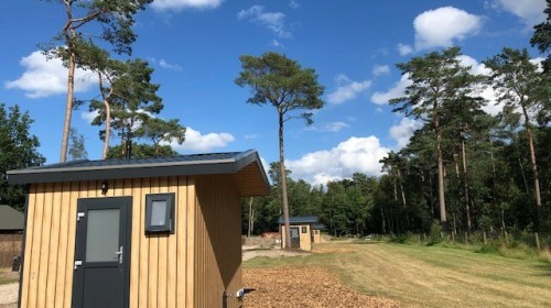Kampeerplaatsen met privé sanitair op de Veluwe - Camping De Haeghehorst