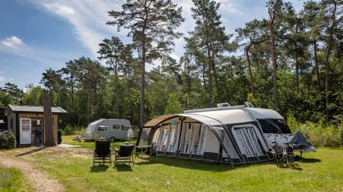 Kamperen op de Veluwe - Camping met privé sanitair De Haeghehorst